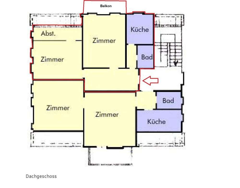 4,5-Zimmer-Wohnung in Hildesheim — Immengarten