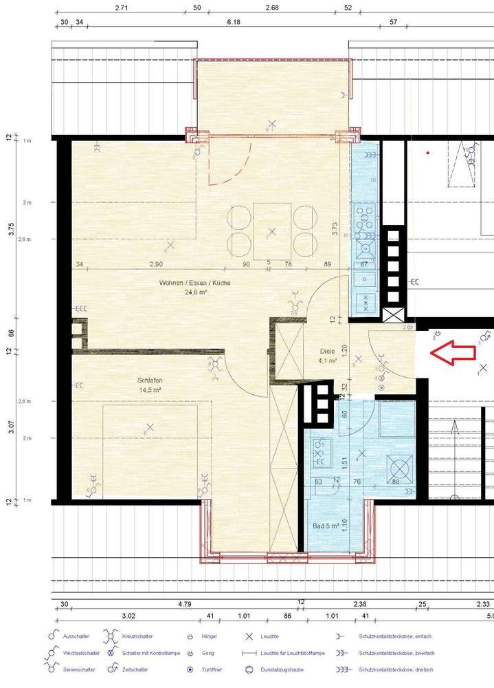 2-Zimmer-Wohnung in Hildesheim — Posthofstr.