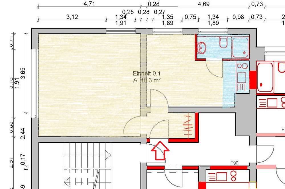 1-Zimmer-Wohnung in Hildesheim