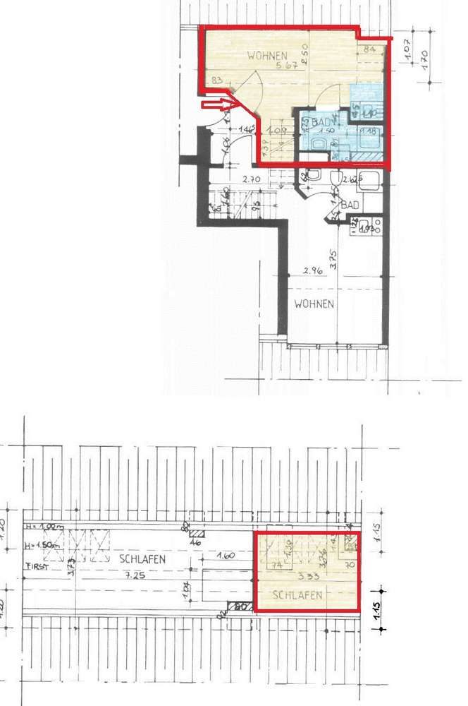 2-Zimmer-Wohnung in Hildesheim — Braunschweigerstraße