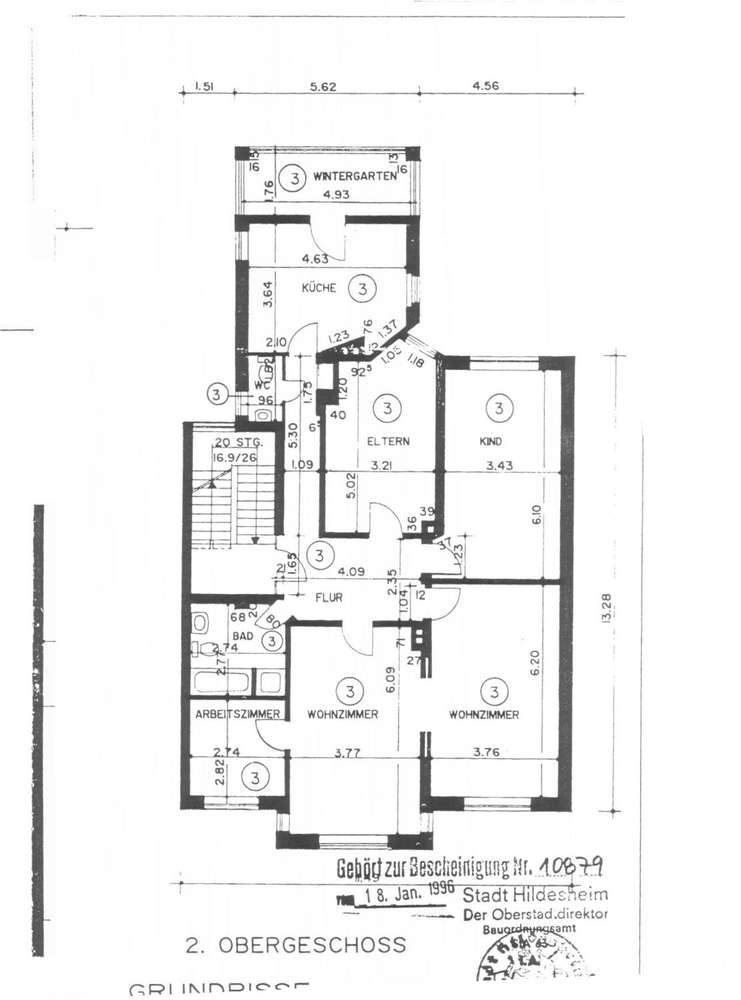 5-Zimmer-Wohnung in Hildesheim — Einumerstr.