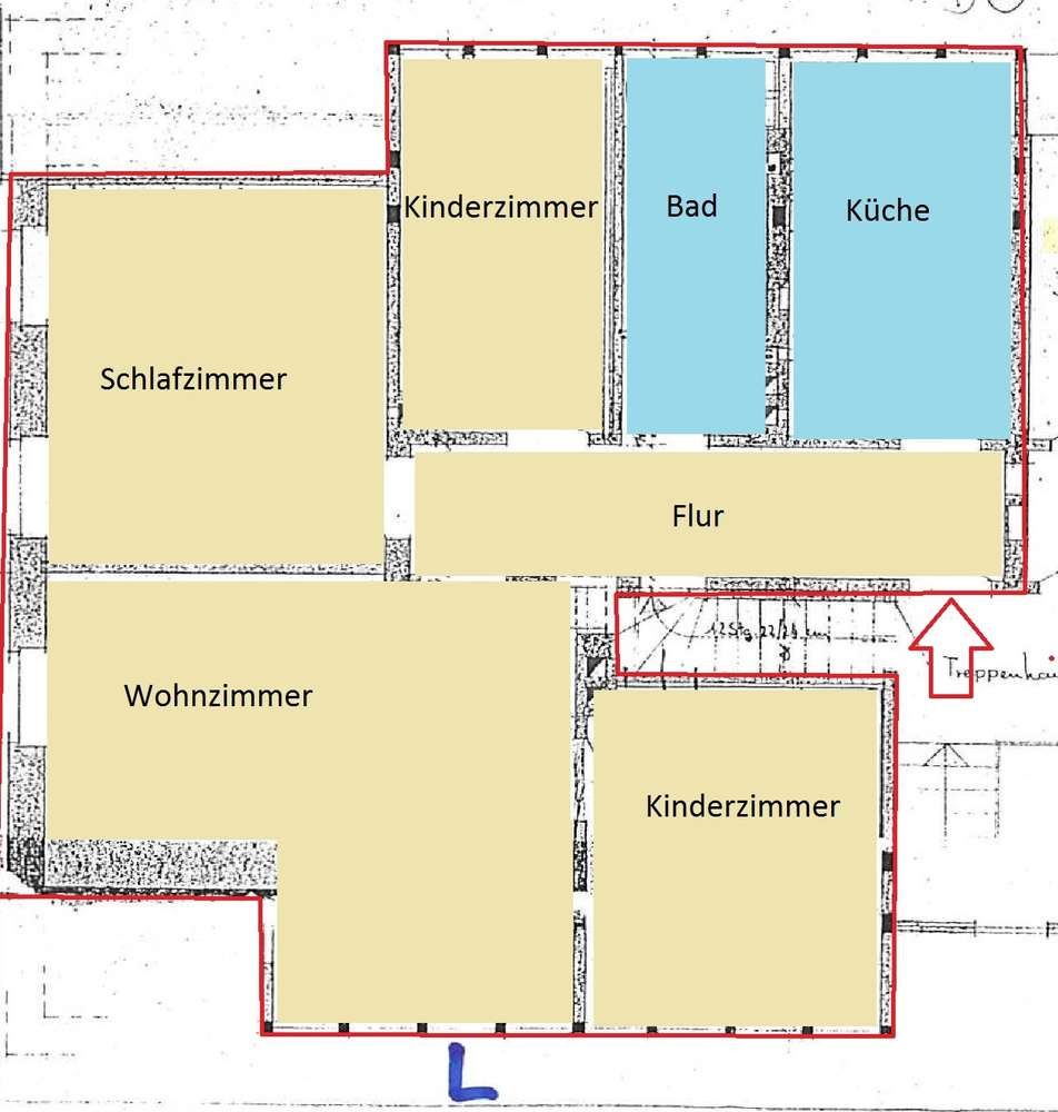 3,5-Zimmer-Wohnung in Hildesheim — Gerlandstraße
