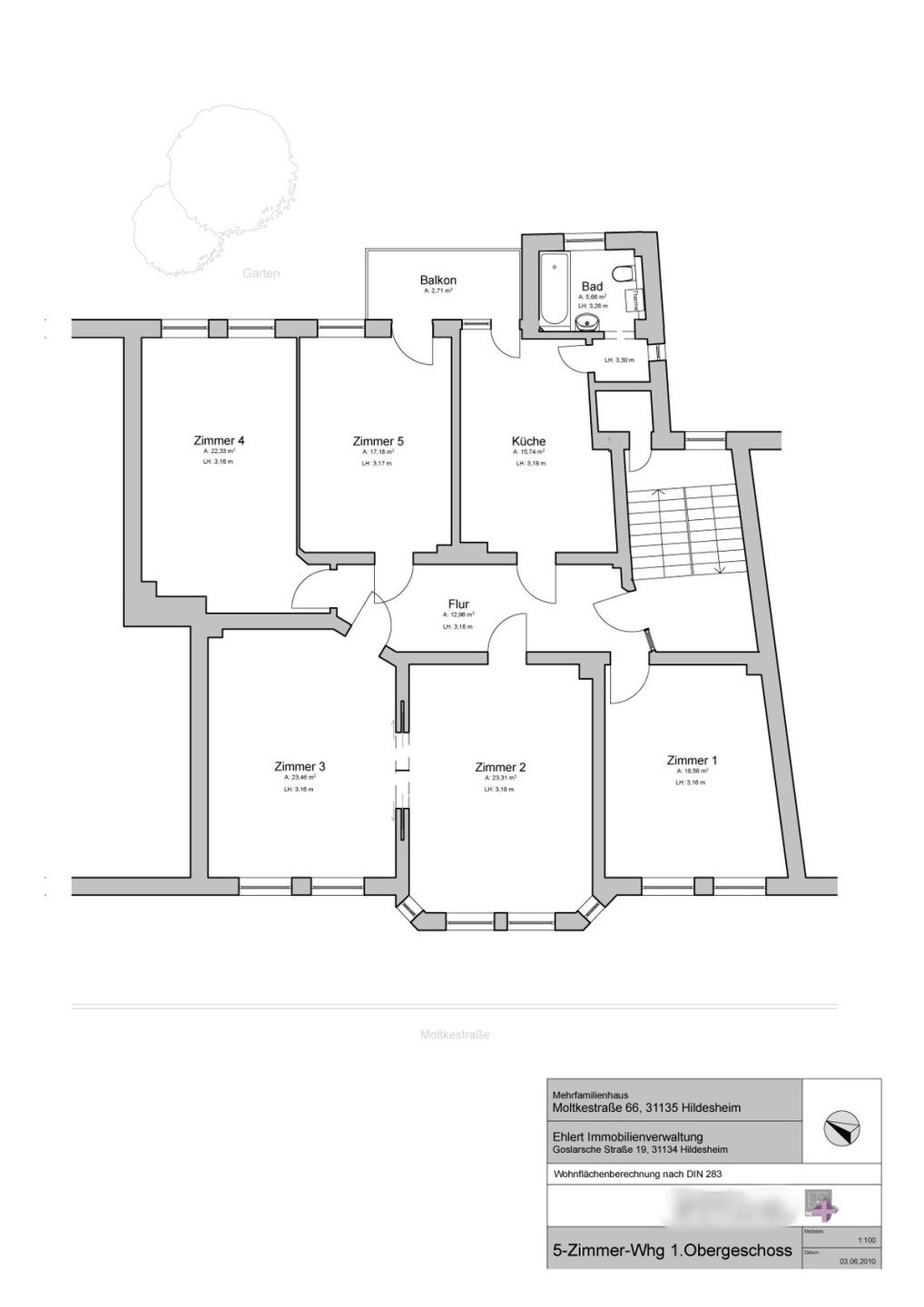 5-Zimmer-Wohnung in Hildesheim