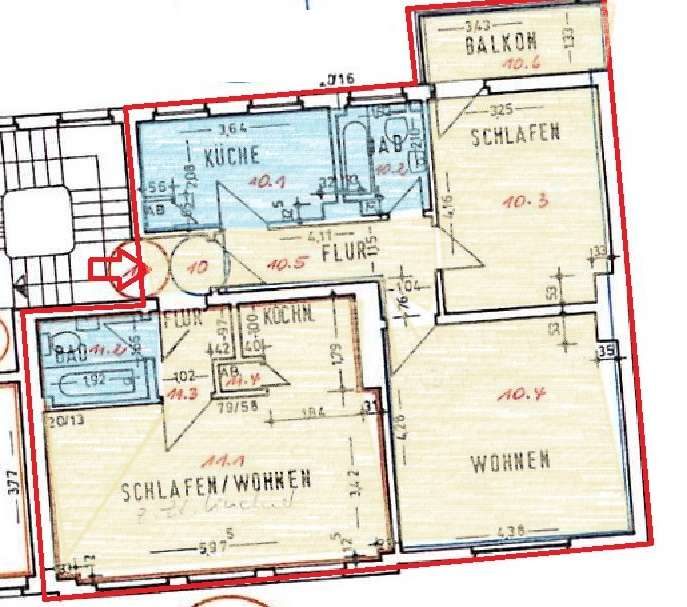 3-Zimmer-Wohnung in Hildesheim — Neustädter Markt